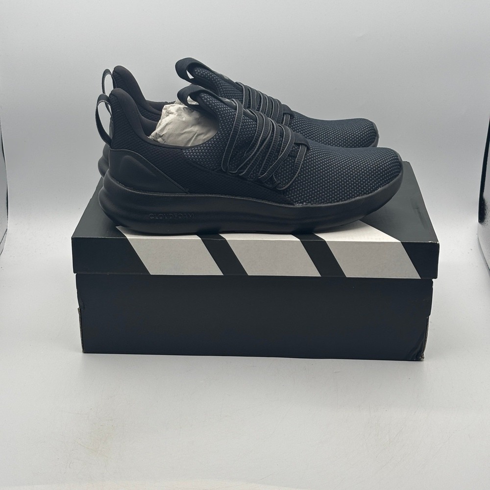 Adidas Lite Racer Adapt 7.0 Men 8 Black Cloudfoam Slip On Running IE6327